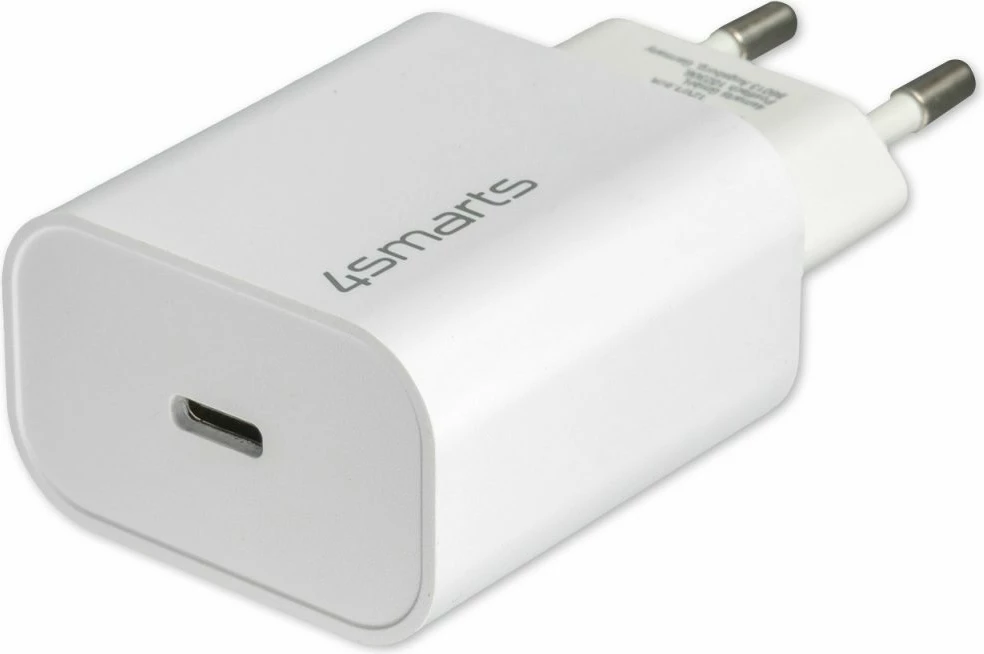 USB polnilec 4smarts 465575, 20W, bel