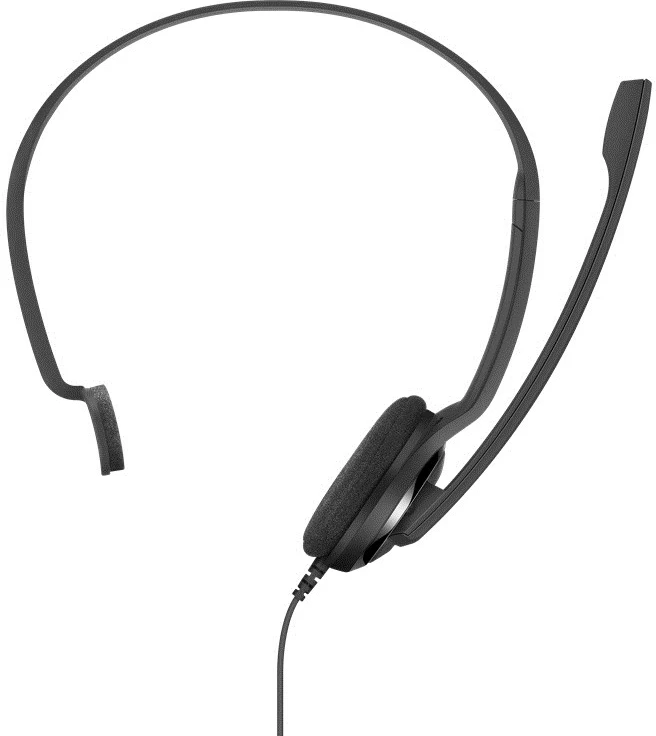Monauralni headset, EPOS PC7 USB, črn