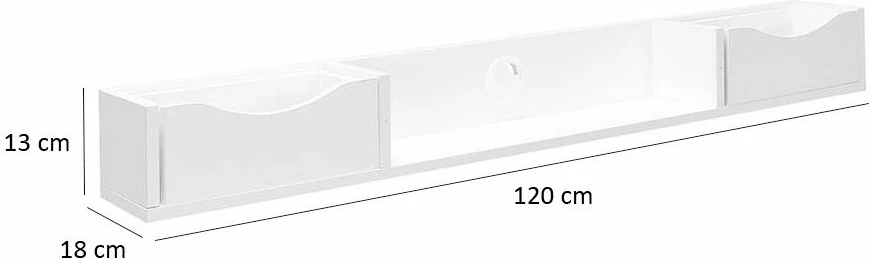 Stenski regal Hanah Home Cmu-902-Dd-1, bel