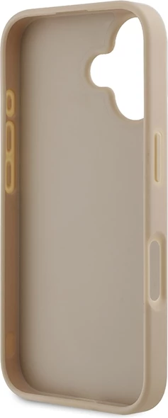 Ovitek za iPhone 16, karo vzorec in potiskane črte, rožnat, DKNY