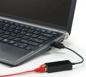 USB omrežni adapter LevelOne, RJ-45, 100 Mbit/s, črn