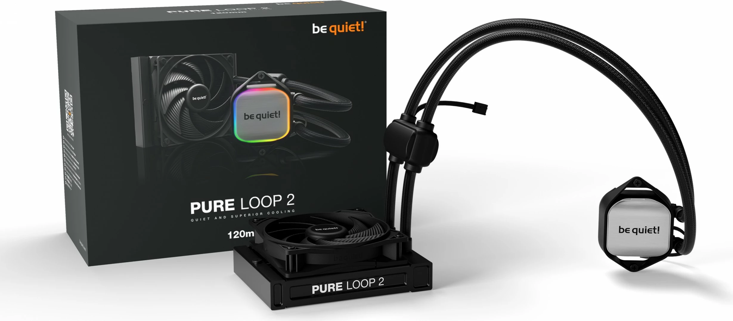 Ftohje tekočine All-in-One, be quiet! Pure Loop 2, 120 mm, črna