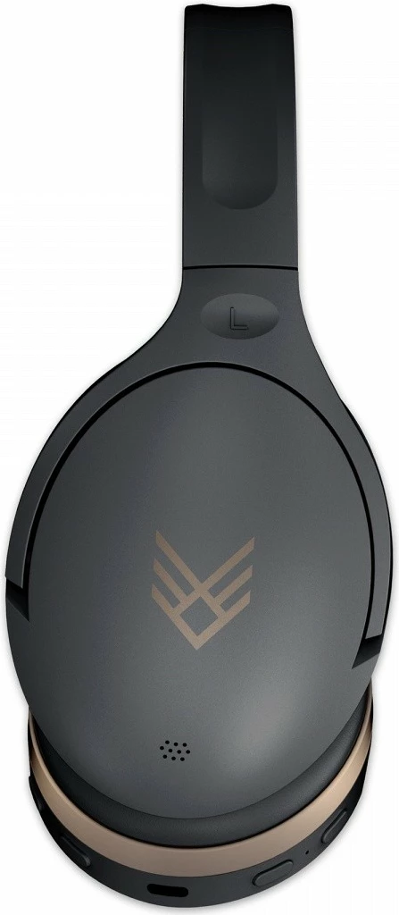 Velike slušalke Audeeo Serene Hush Pro, Bluetooth 5.0, aktivno zmanjševanje šuma (ANC), 35 ur baterije, črne