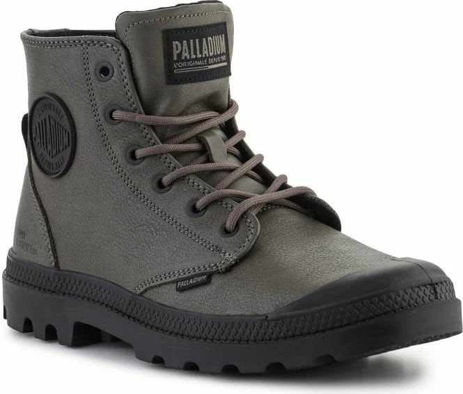 Čizme Pampa Hi Supply Lth, Palladium, črne, moške in ženske