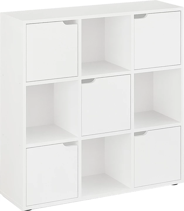 Knjizna omara Bookel, bela, 88.5x27.5x89.3 cm