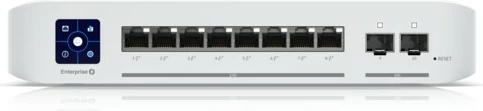 Preklopnik Ubiquiti UniFi Enterprise 8 PoE, upravljan, L3, 2,5G Ethernet, nerjaveče jeklo