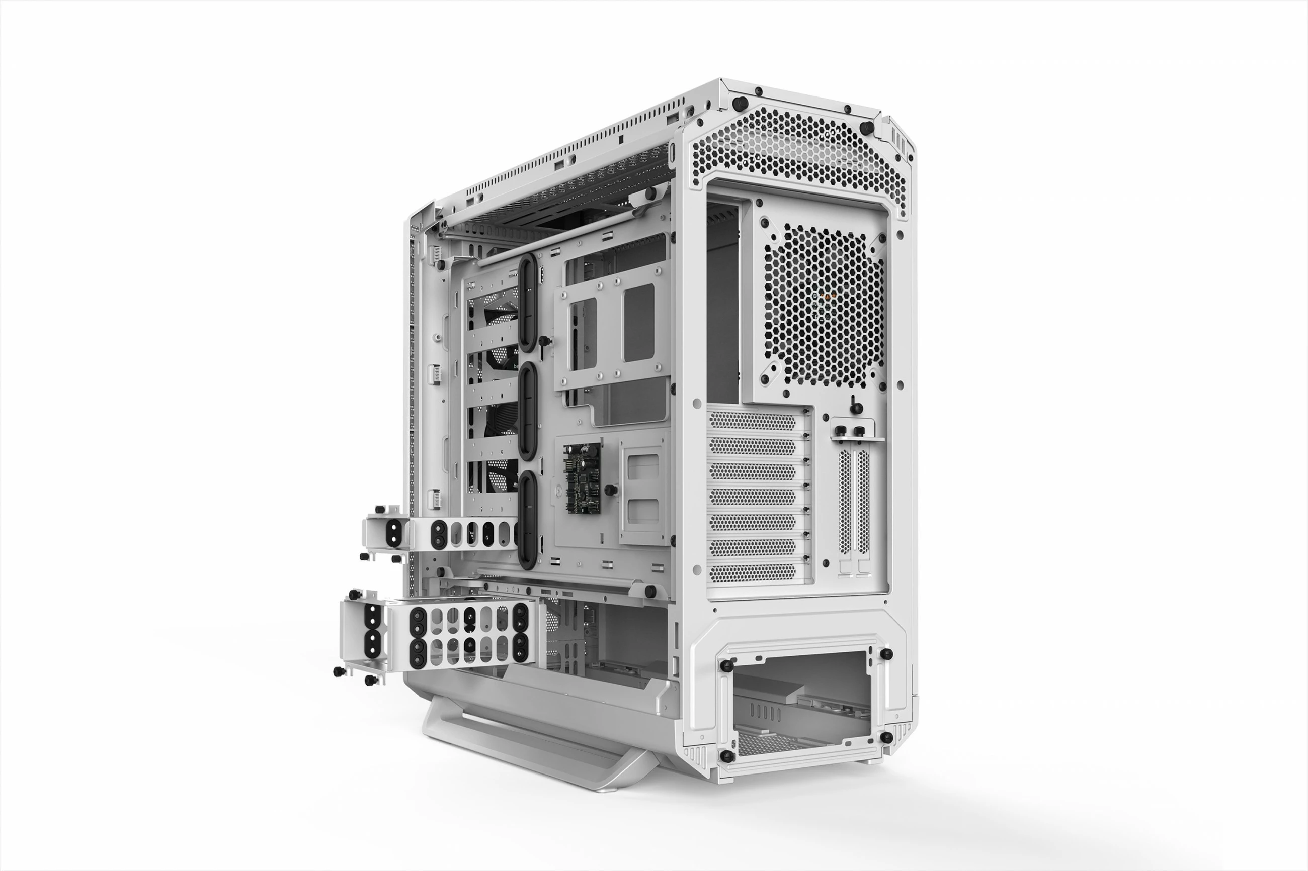 Kompaktna ohišje Silent Base 802, Be Quiet!, Midi Tower, ATX/EATX/micro ATX/Mini-ITX, belo