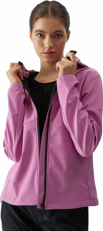 Softshell jakna za ženske 4F, rožnata