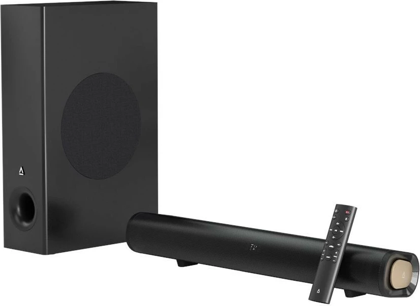 Zvočna vrstica 2.1 Creative Labs Stage Pro (51MF8495AA000), 80 W, Dolby Audio, HDMI ARC/USB-C/Bluetooth, s subwooferjem, črna
