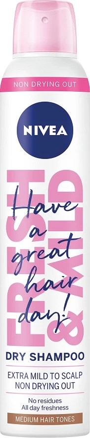 Suhi šampon za ženske Fresh Revive Nivea, 200 ml