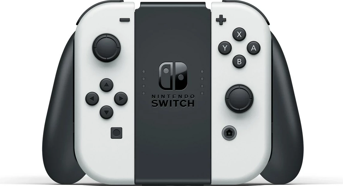 Prenosna igralna konzola OLED 7" Nintendo Switch, 64 GB, Wi‑Fi, bela