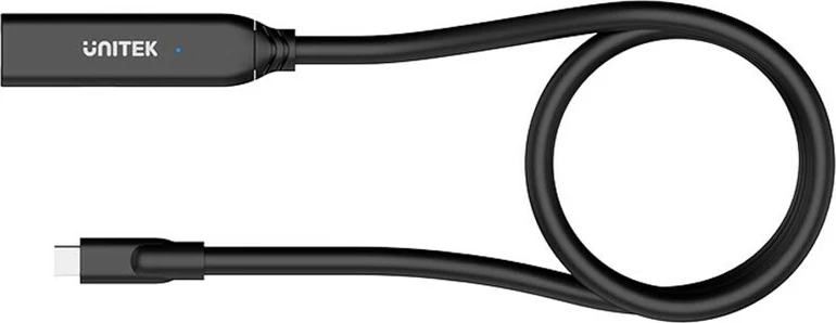 USB-C kabel, UNITEK U1335ABK01, 5 m, črn