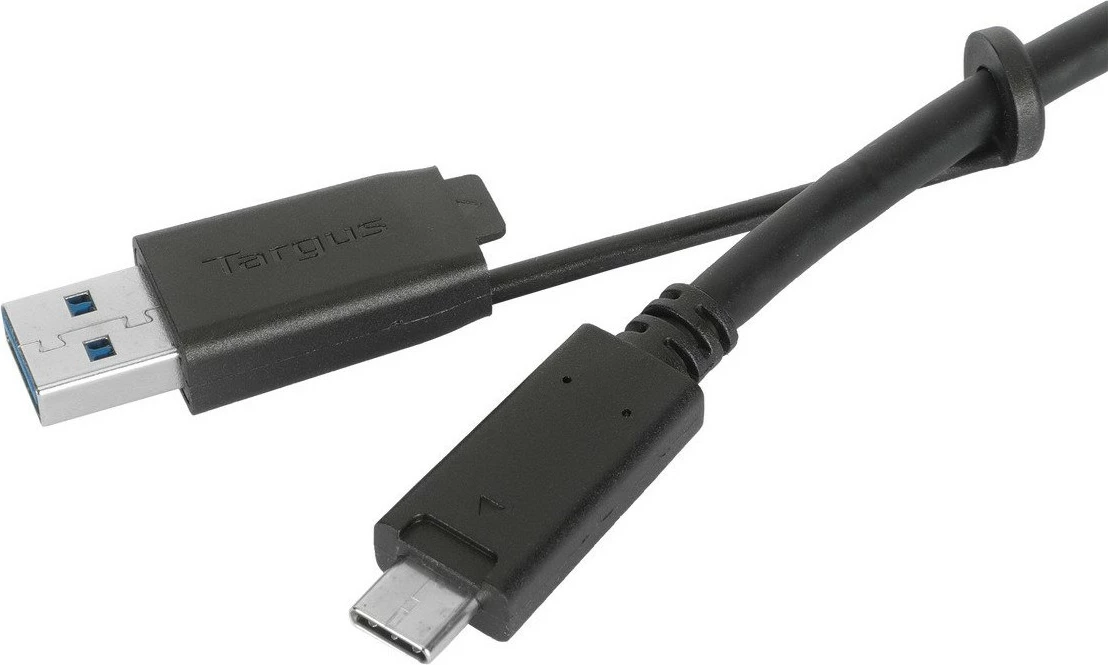 Kabel USB-C na USB-C, 1 m, z adapterjem USB-A Targus, črn
