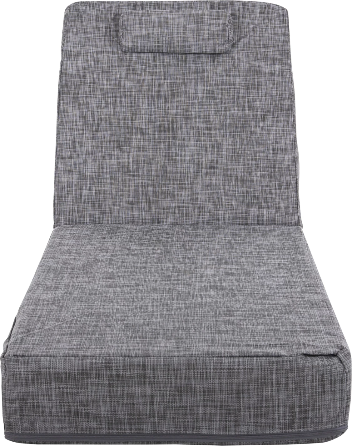 Blazina za ležalnik SIFNOS iz tekstilena v sivi barvi FH11761.10 200(120+80)x70x20Hcm