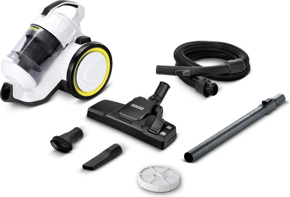 Sesalnik brez vrečke, 0,9 L, 700 W, bel — Kärcher VC 3