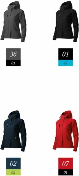 Turistična jakna Softshell Malfini za ženske, črna
