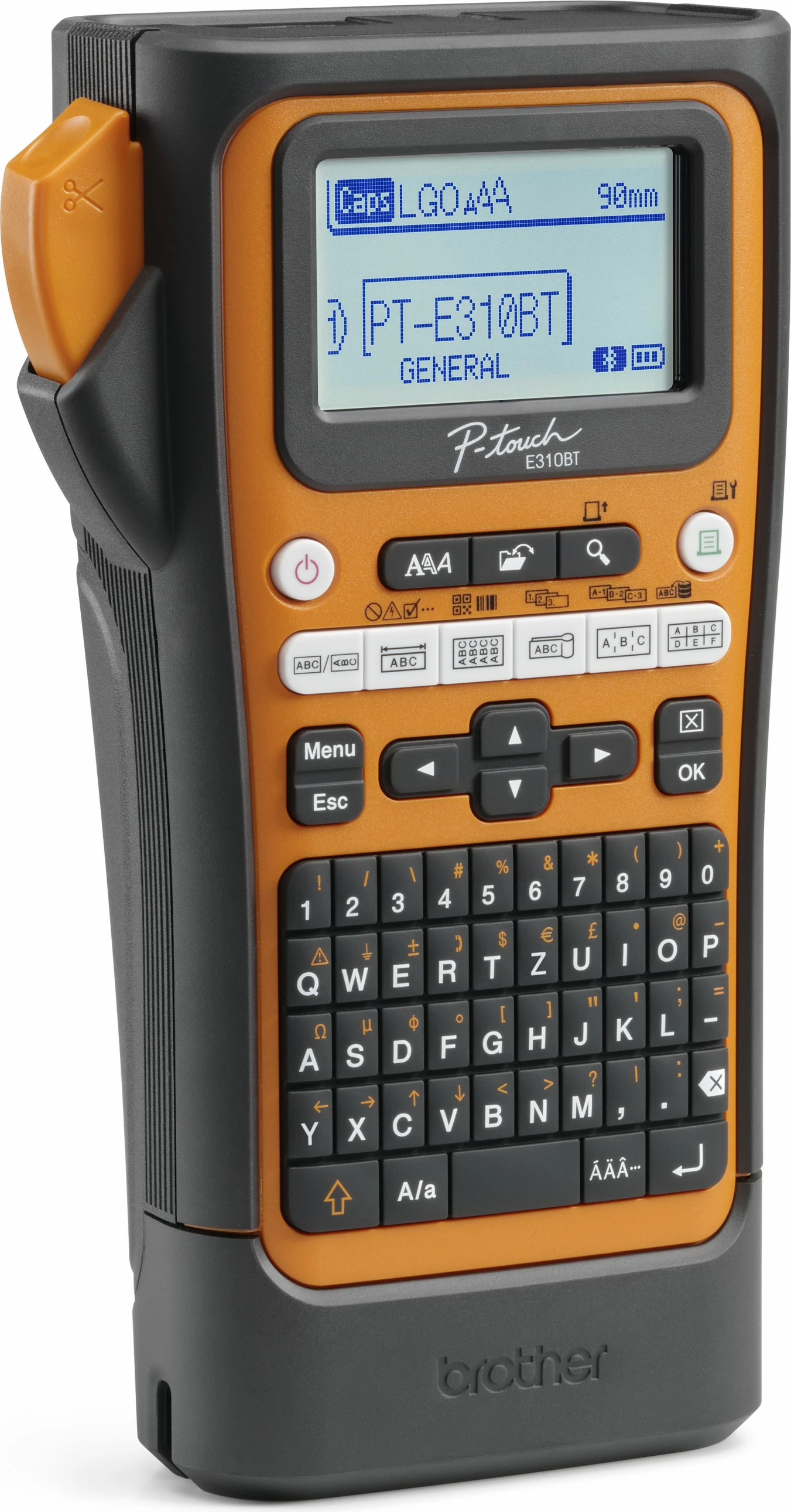 Tiskalnik etiket Brother PT-E310BTVP, QWERTZ, HSE/TZe, 180 x 180 DPI, žični in brezžični