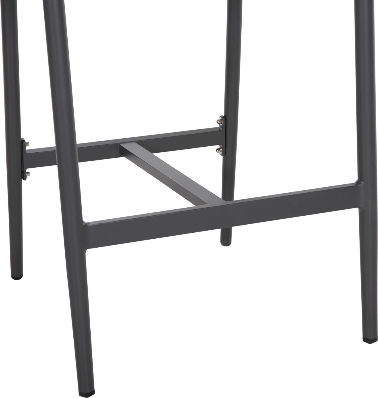 Aluminijasti barski stol GREGG FH5788.12 antracit-sand bež sintetični ratan 55x57x106Hcm