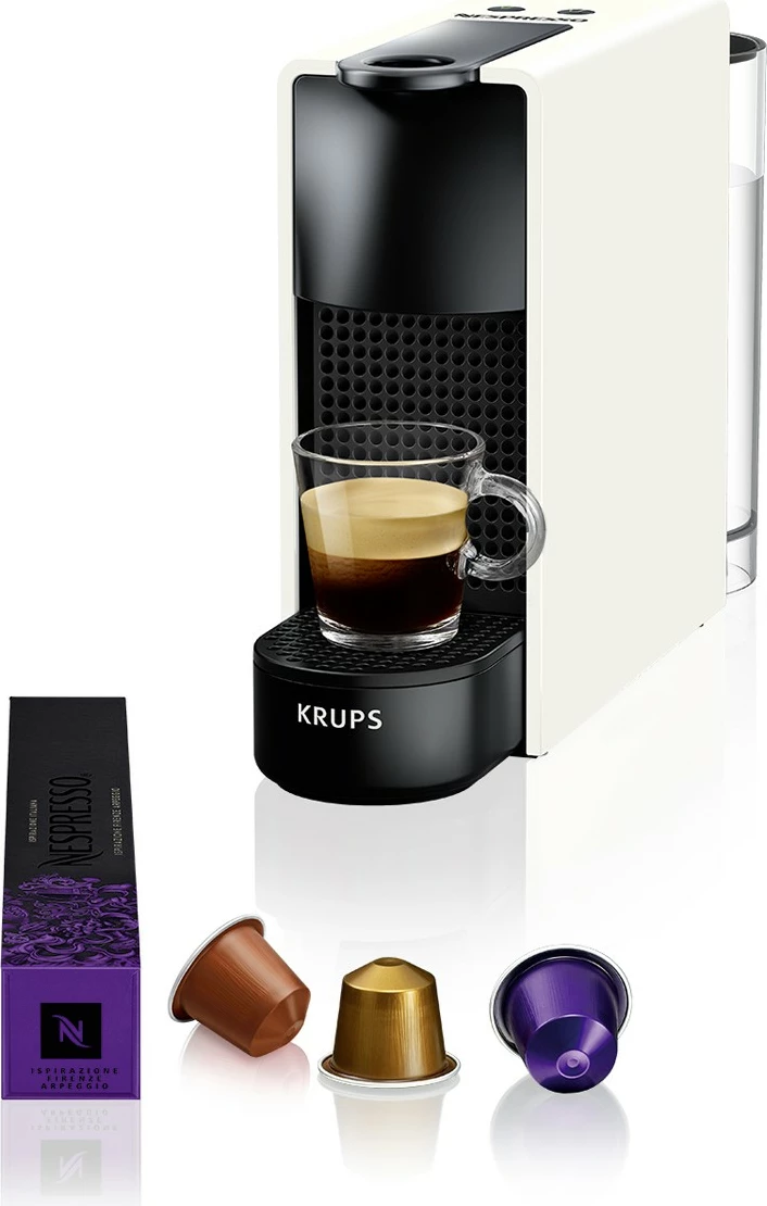 Kavni aparat na kapsule Krups XN1101, 0,6 L, 1310 W, črno-bel