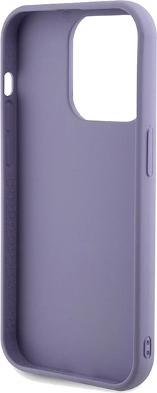 Ovitek za telefon z bleščicami Guess Sequin Script Metal za iPhone 14 Pro Max, vijoličen