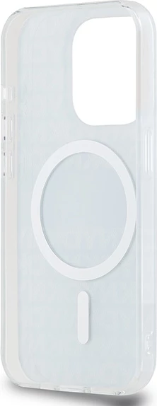 Zaščitni ovitek Mono & Stripe MagSafe, DKNY za iPhone 15 Pro, moder