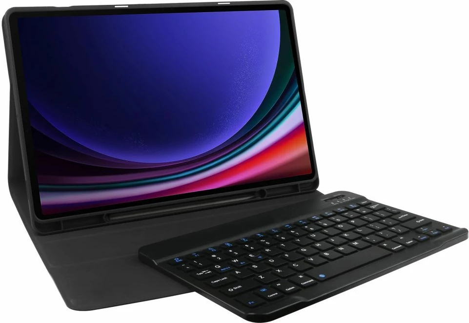 Ovitek s tipkovnico in držalom za pisalo Tech-Protect SC Pen za Samsung Galaxy Tab S9 FE 10,9" X510/X516B, črn