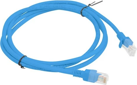 Mrežni kabel Cat6 U/UTP 1,5 m, moder — Lanberg PCU6-10CC-0150-B, 24 kosov