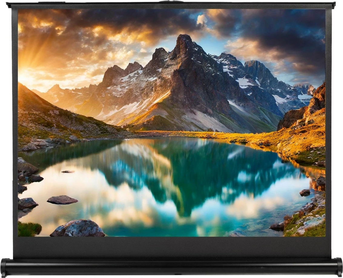 Prenosen projekcijski zaslon, 45-palčni, 4:3, črn Maclean MC-961