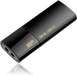 USB ključ Silicon Power B05, 64 GB, USB 3.2, črn