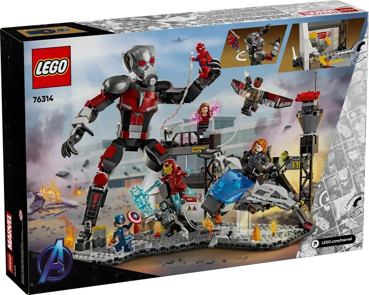 Bitka Captain America: Civil War, LEGO Marvel 76314