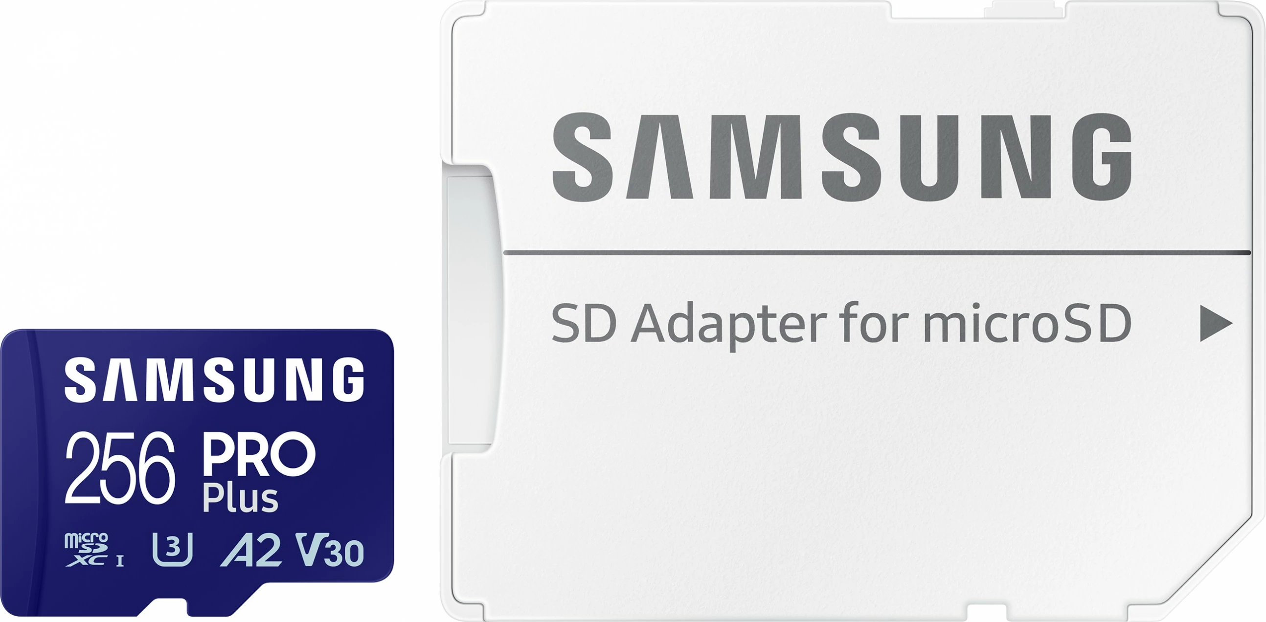 MicroSD kartica PRO Plus 256 GB, UHS-I, Class 3, 180/130 MB/s, modra — Samsung MB‑MD256SA/EU