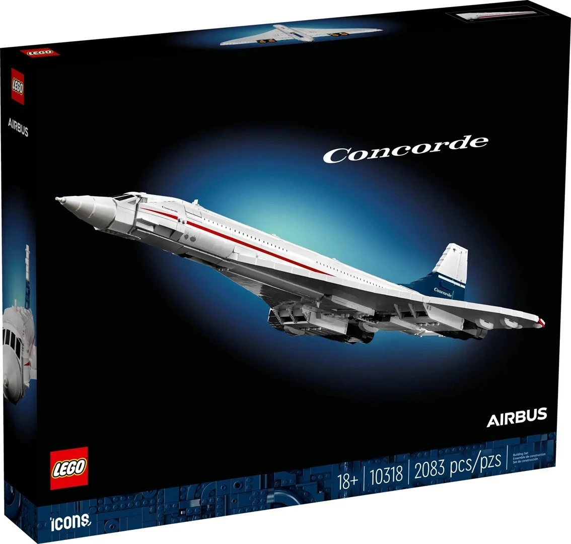 Detajni model Concorde, LEGO ICONS 10318