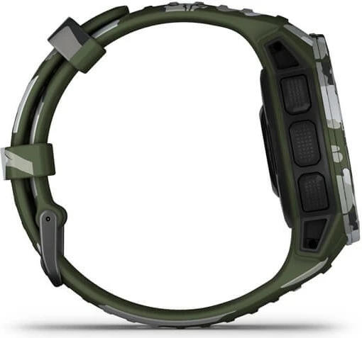 Pametna ura z sončnim polnjenjem Garmin Instinct SOLAR Camo Edition Lichen Camo