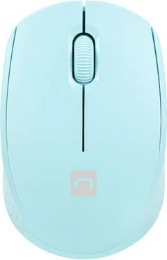 Brezžični miš NATEC STORK, Bluetooth in USB Type-A, 1600 DPI, moder