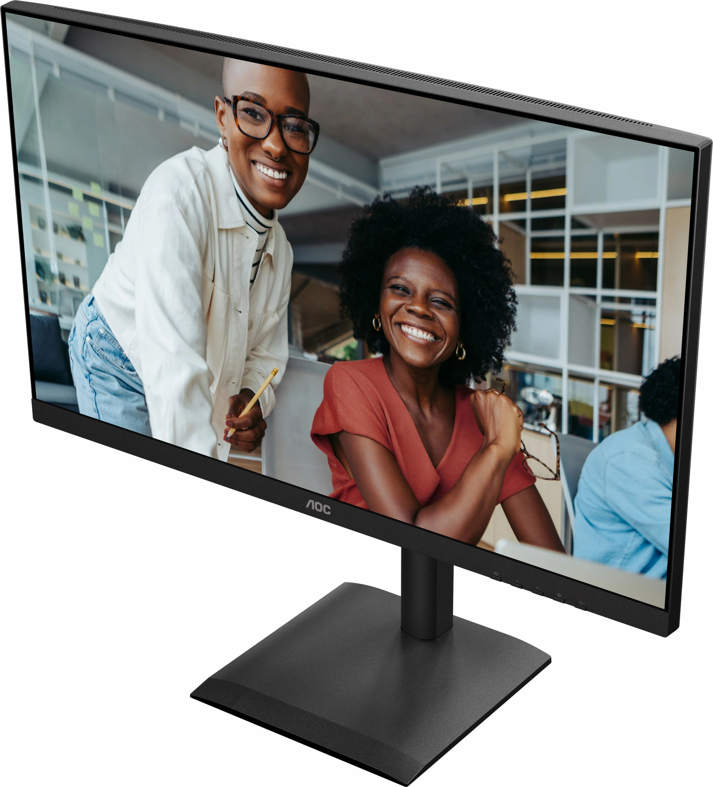 Monitor 27-palčni Ultra HD, 400 nits, USB-C, zvočniki, črn, AOC U27E4CV