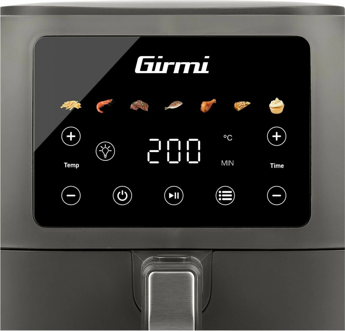 Friteza brez olja Girmi FG92, 8 L, siva