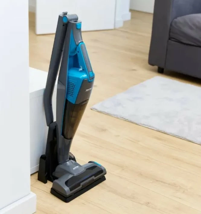 Vertikalni sesalnik brez kabla, MPM MOD-38/N, črno/moder