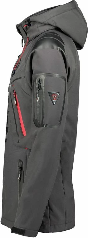 Softshell jakna za moške Techno, Geographical Norway, siva
