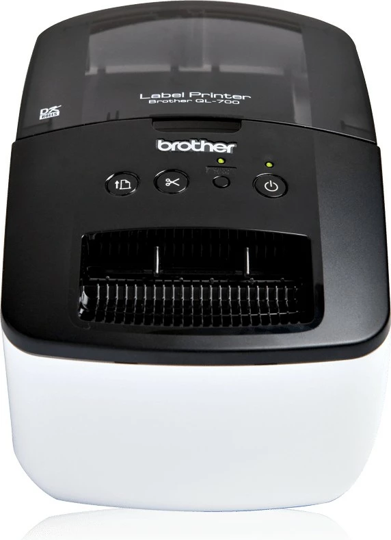 Profesionalni tiskalnik etiket Brother QL-700, direktno termični, 300 x 300 DPI, 150 mm/s, črno/belo