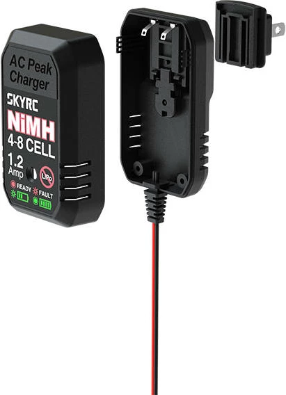 Polnilec za baterije NiMH, 4–8 celic, 1,2A, 18W, SkyRC eN18, črn