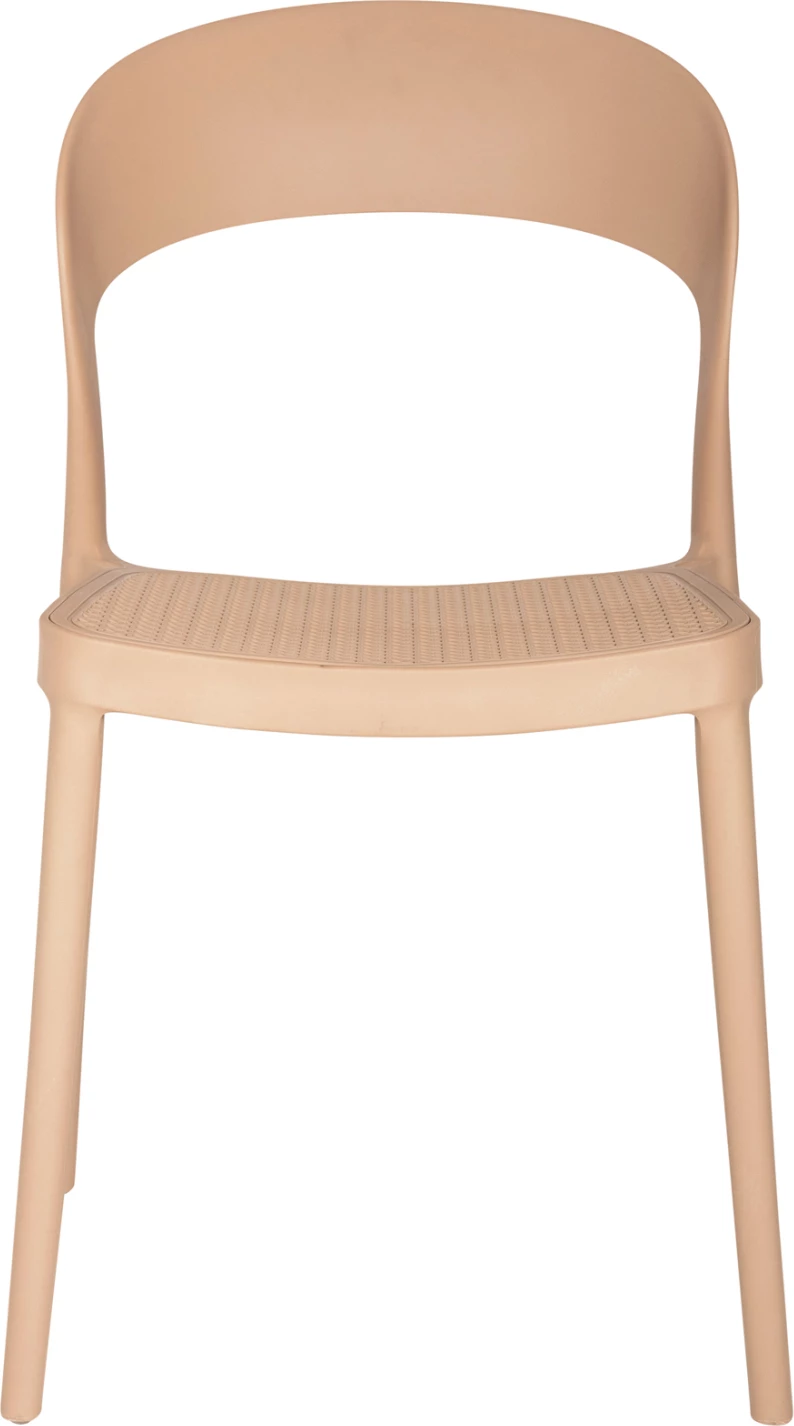 Stol iz polipropilena CLEO FH5936.03 kapučino 49x54,5x80,5H cm