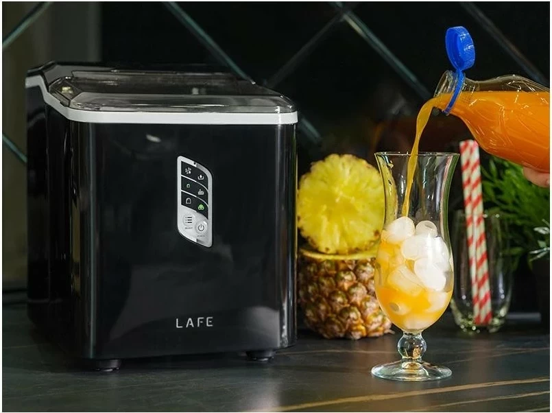 Elektronski aparat za led Lafe IceTwist Pro, 1,5 L, 12 kg/24 h, črn