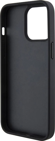 Ovitek Perforated Waves z metalnim logotipom Ferrari za iPhone 15 Pro, rdeč