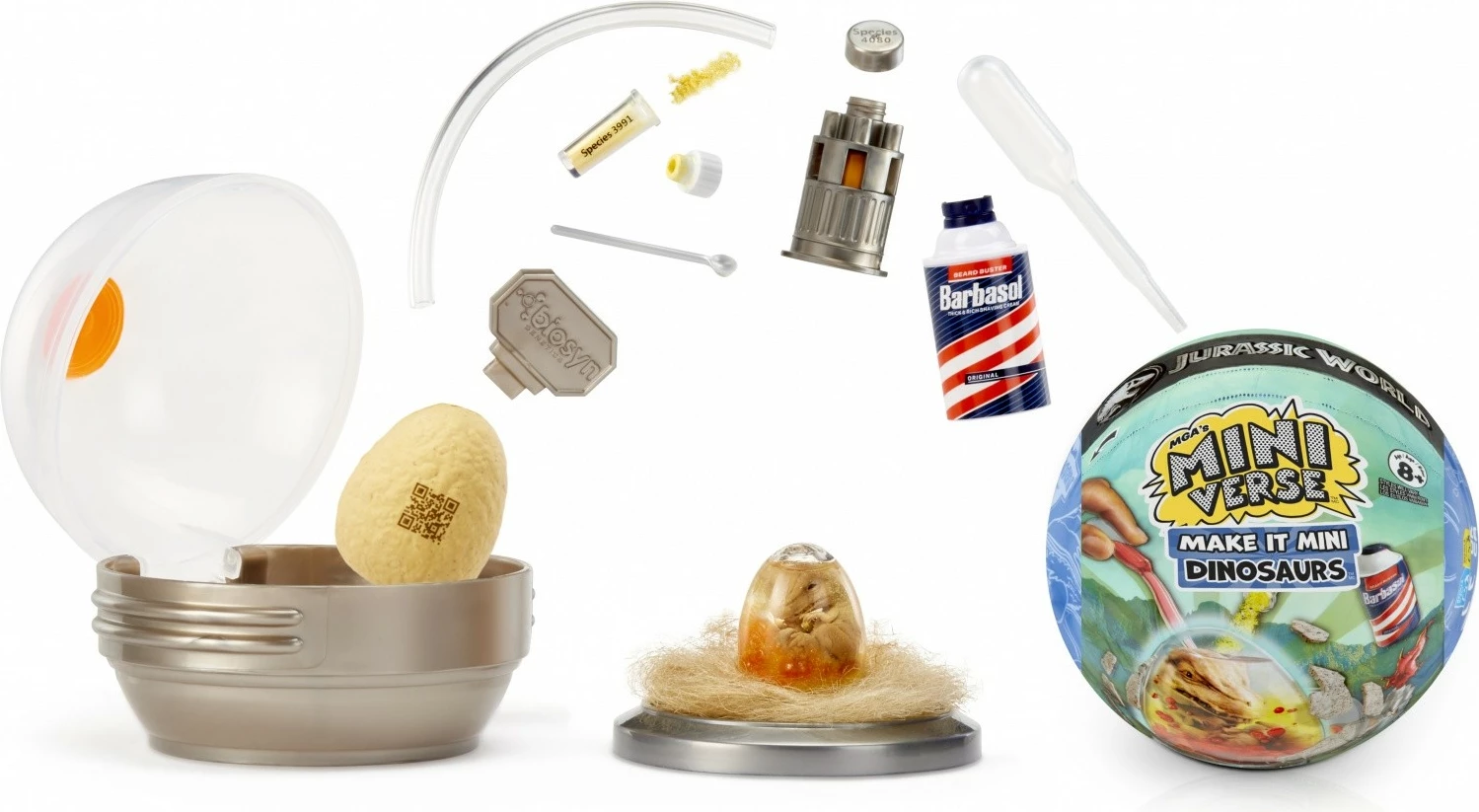 Set mini figuric dinozavrov, MGA Miniverse Jurassic World, 522553-EUC, presenečenje 12 modelov, 8+