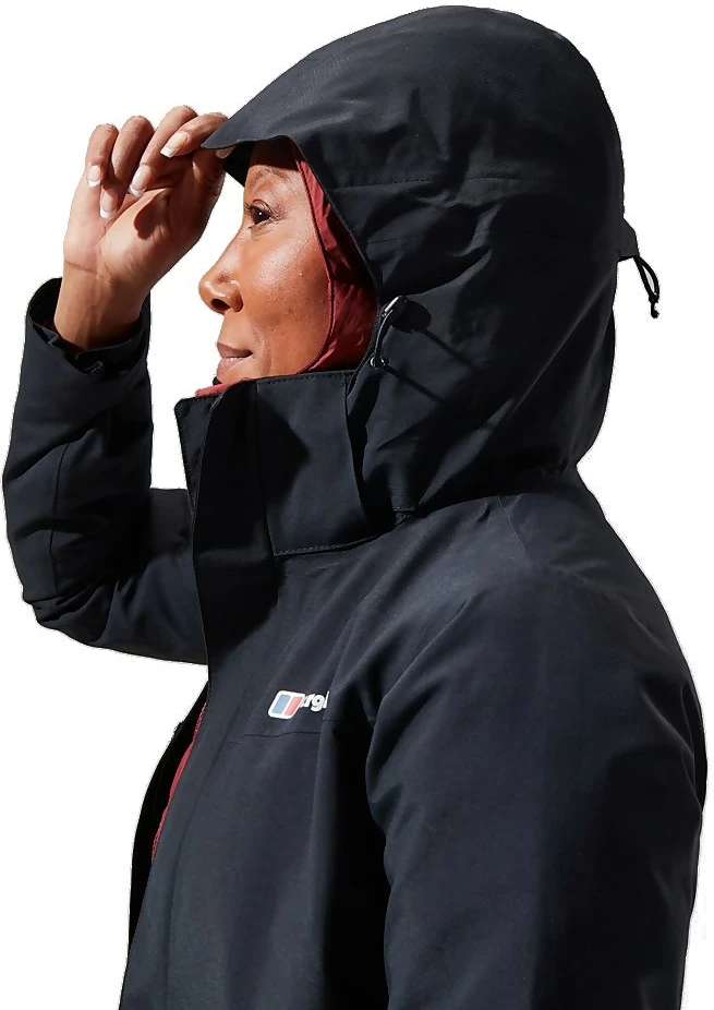 Ženska nepremočljiva jakna Berghaus Hillwalker Gore-Tex, S, črna