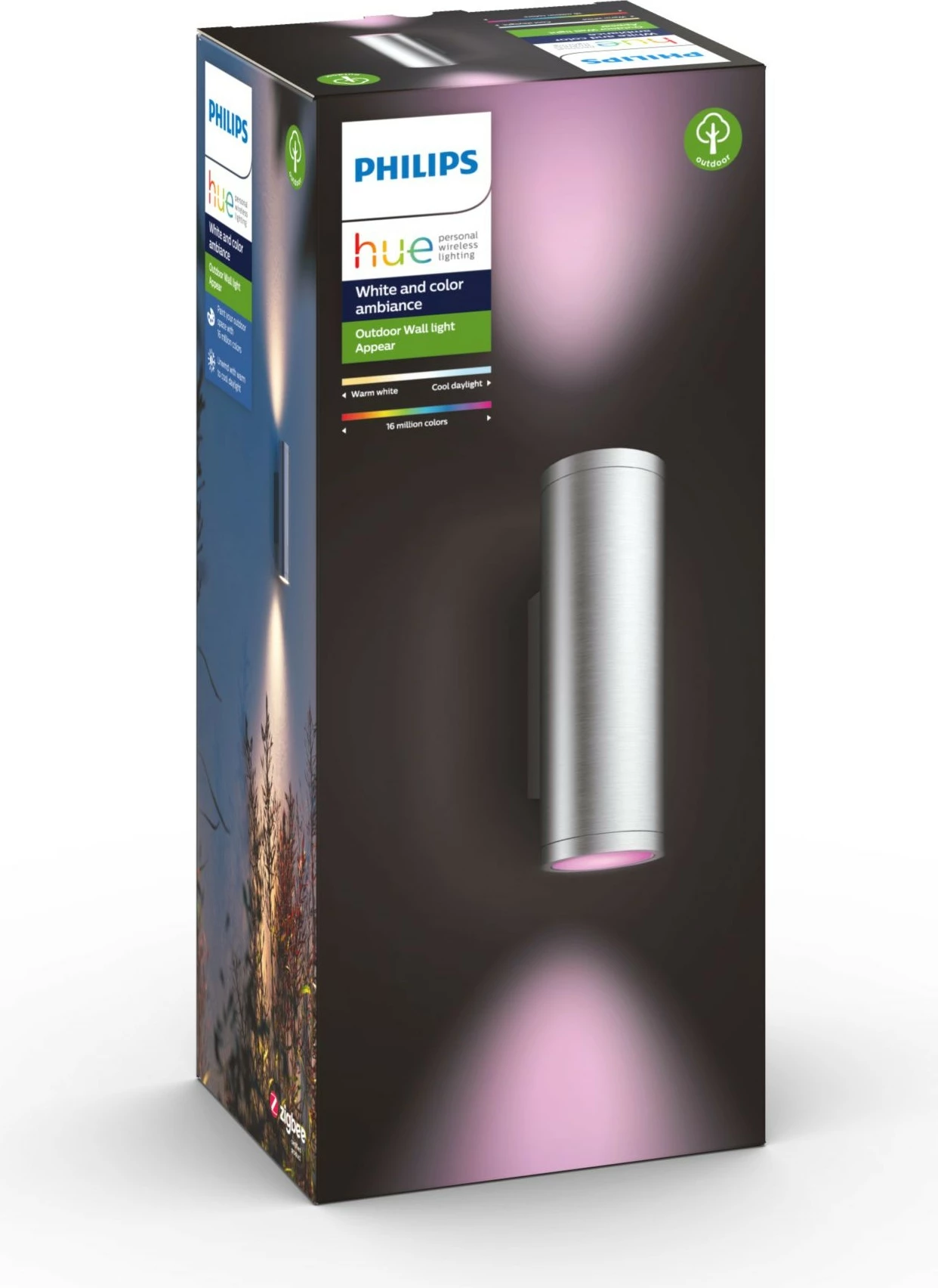 Zunanja svetilka Hue Appear, Philips, Smart, ZigBee, inox, LED