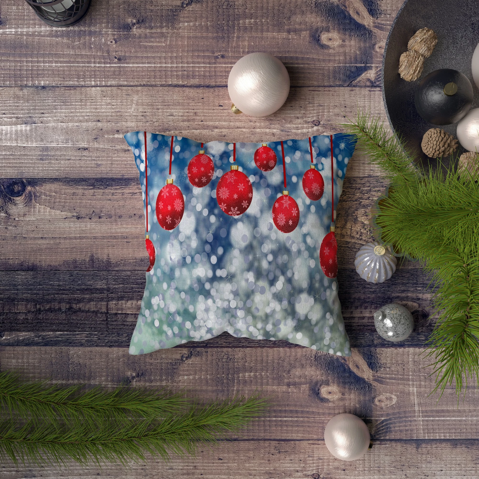 Dekorativna blazina Aberto Design NYXMAS026, večbarvna, 43x43 cm