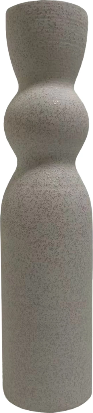 Keramična namizna dekoracija žezlo FH4614.01 v beli barvi s kristalizacijo Φ8.5x35Hcm