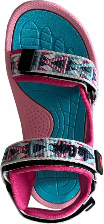 Sandali za otroke Lee Cooper, rožnato-modri