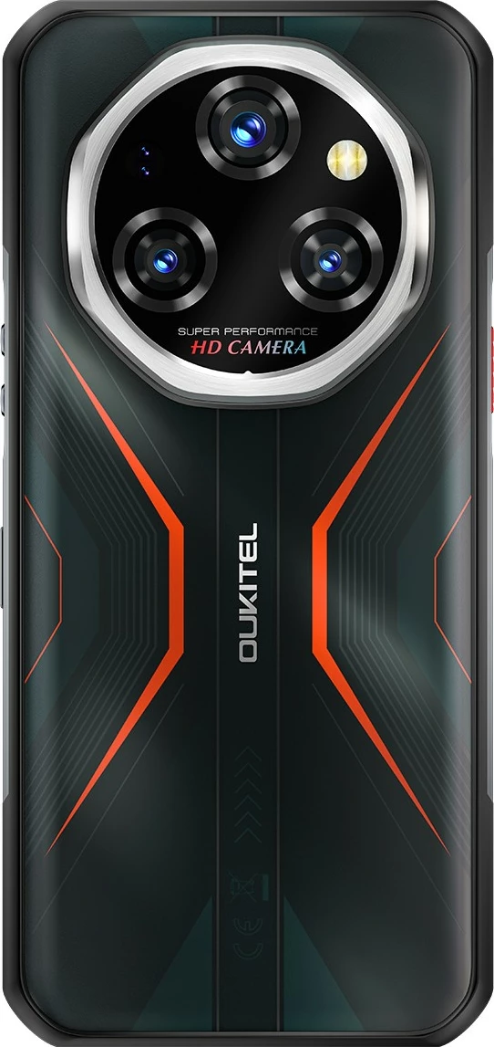 Robusten pametni telefon OUKITEL WP55 5G 12/256GB 6,6" 120Hz 11000mAh IP68/IP69K DS oranžen